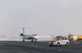 گزارش تصویری: برقراری پرواز فرودگاه همدان پس از وقفه دوساله