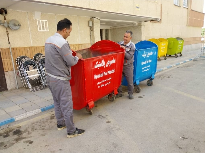اجرای طرح تفکیک زباله از مبدا در محلات