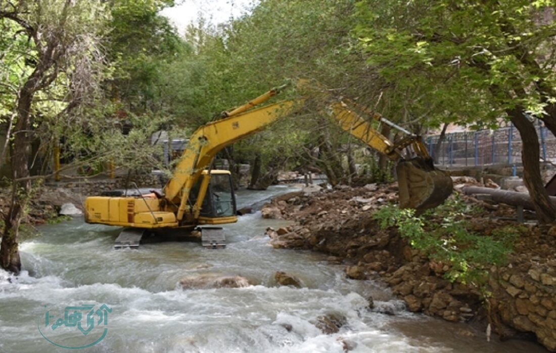آزاد سازی حریم ۳۵۰ هکتار از رودخانه های استان همدان