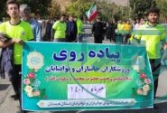 پیاده روی ورزشکاران جانباز و توانیاب استان همدان