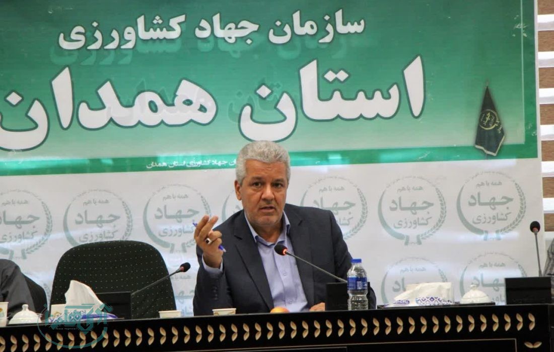 افتتاح 99 طرح در حوزه جهاد کشاورزی به مناسبت هفته دولت در استان همدان