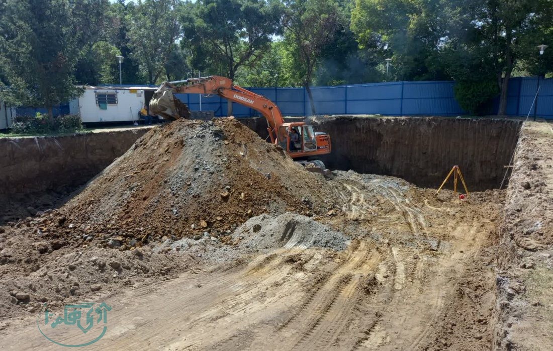 احداث مخزن هزار متر مکعبی آب در پارک مردم