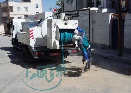 755 کیلومتر از خطوط شبکه فاضلاب استان همدان لایروبی شد