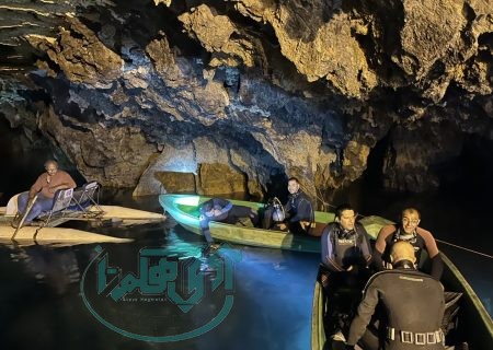 عملیات تخصصی پاکسازی فضای زیر آب غار علیصدر انجام شد