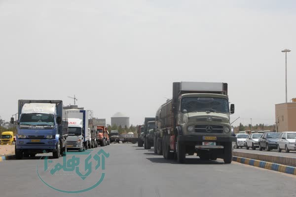 افزایش 3 درصدی جابجایی کالا توسط ناوگان حمل و نقل جاده ای همدان