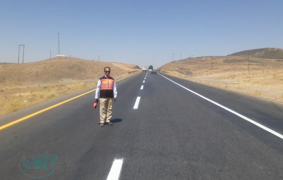 اجرای ۲۳۰۰ کیلومتر خط‌کشی در راه‌های همدان برای افزایش ایمنی