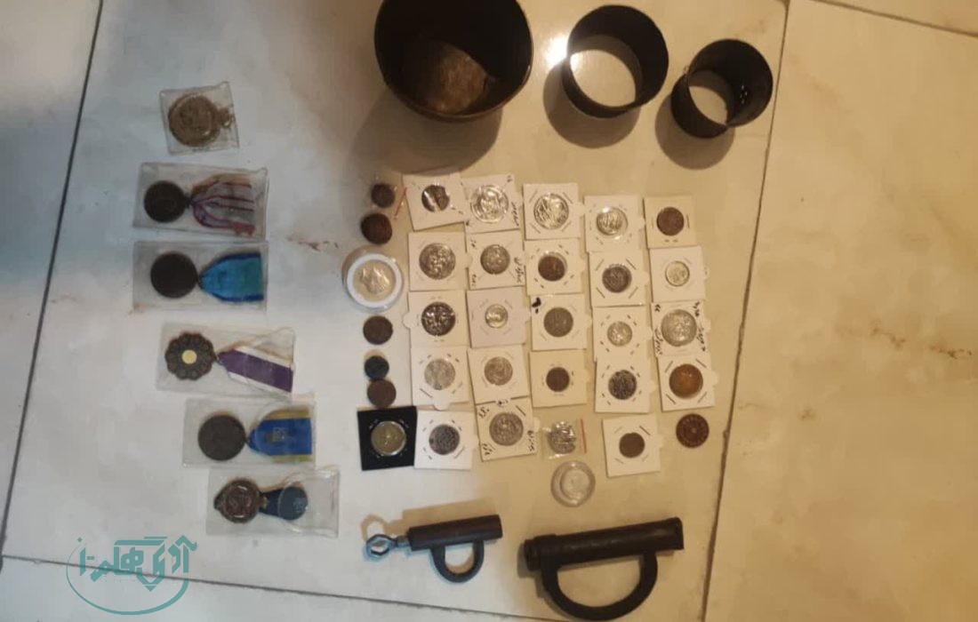 فروشنده سکه‌های تاریخی در اسدآباد به دام‌افتاد