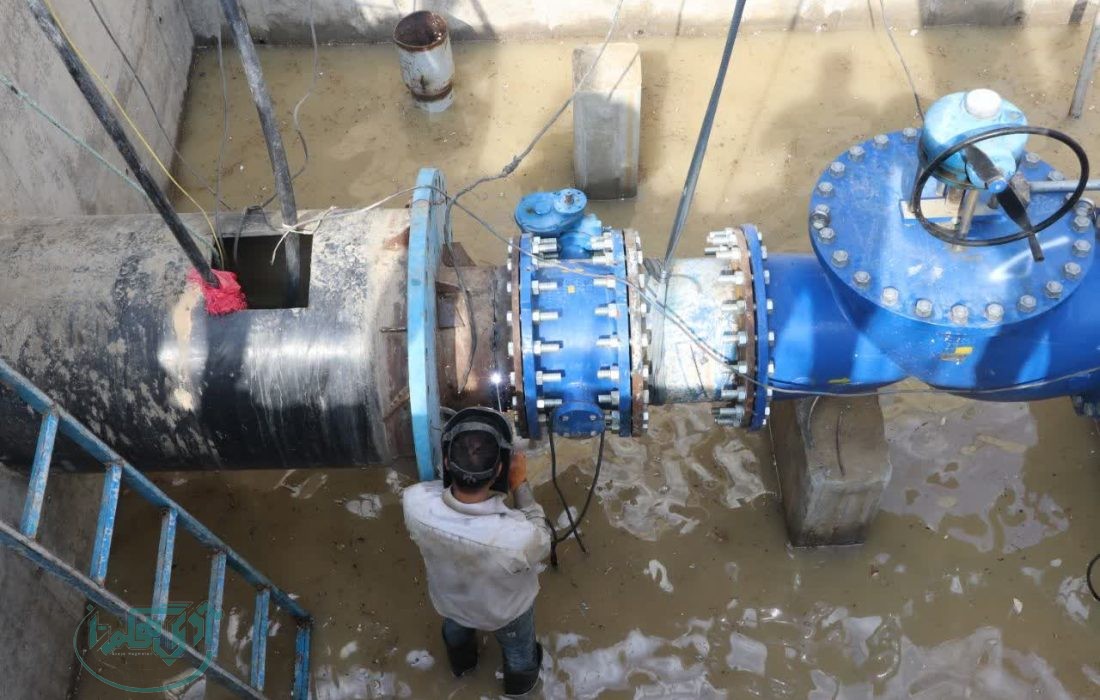 اصلاح و توسعه 119 کیلومتر شبکه توزیع و خطوط انتقال آب در  همدان