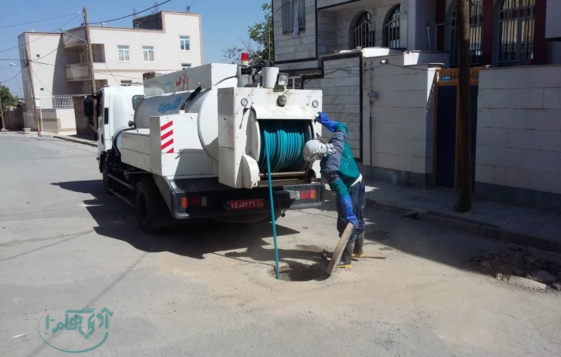 شستوشوی بیش از یک هزار کیلومتر شبکه جمع آوری فاضلاب در استان همدان