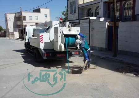 شست‌و‌شوی بیش از یک هزار کیلومتر شبکه جمع آوری فاضلاب در استان همدان