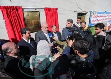 مجتمع آبرسانی اشترمل با حضور وزیر نیرو افتتاح شد