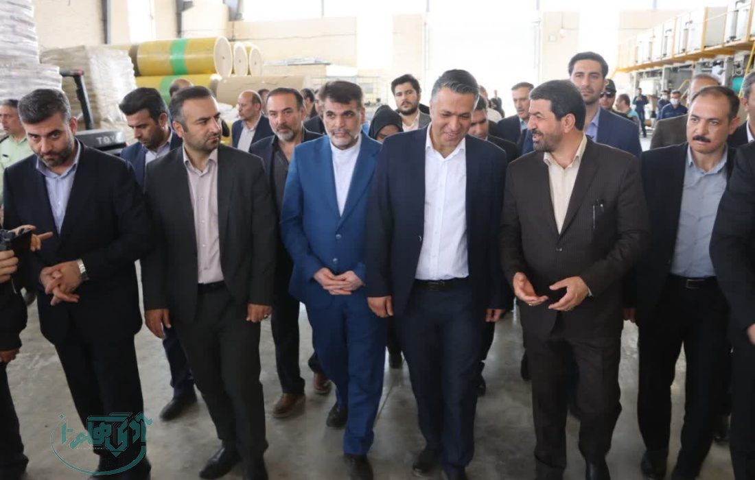 بهره برداری از کارخانه تولید کاغذ و مقوا «کارن کاغذ هگمتان» در شهرستان بهار