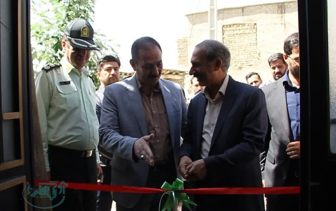 افتتاح نخستین خانه اطفا حریق استان همدان در روستای تاج آباد