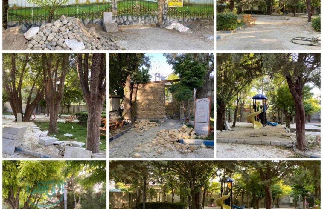 آغاز طرح جامع نوسازی و رنگ آمیزی مبلمان سطح شهر رزن