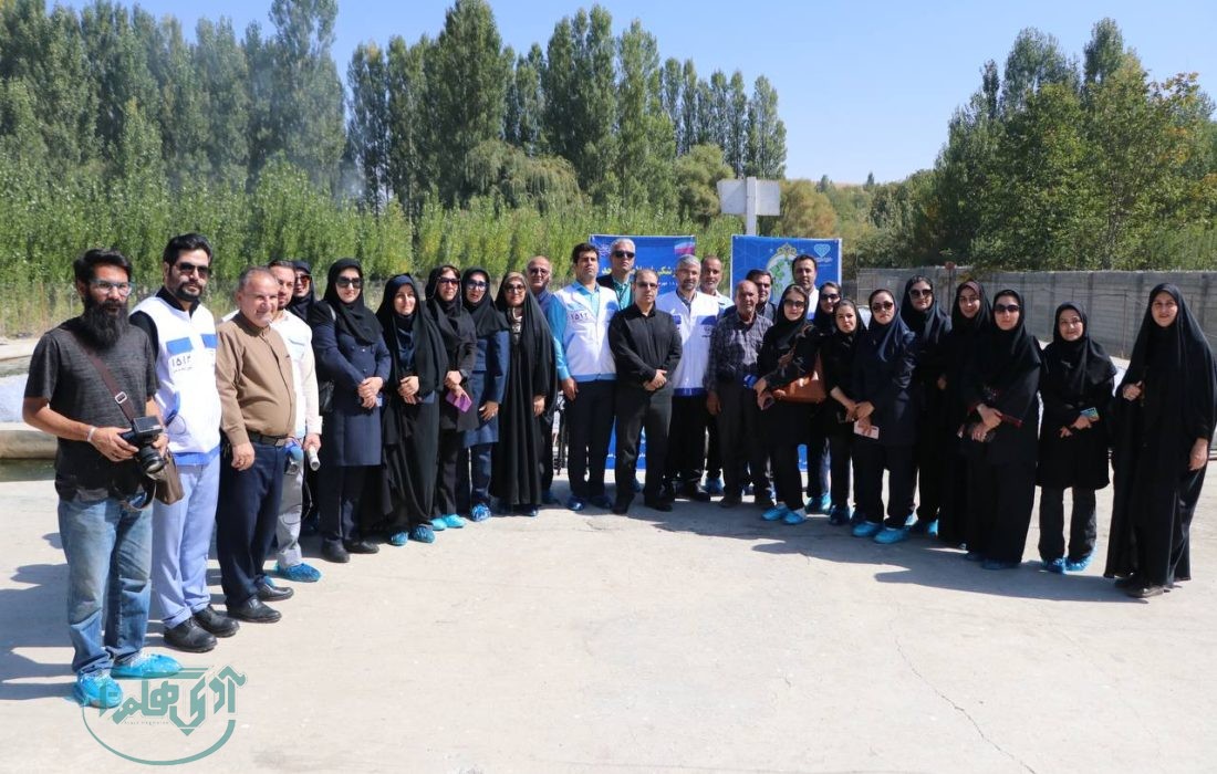 تور رسانه‌ای بازدید از مزرعه پرورش ماهی و کارگاه قطعه‌بندی و بسته‌بندی گوشت آبزیان