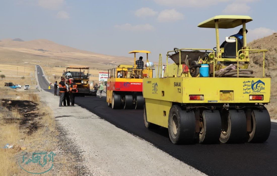 اجرای ۷۰ کیلومتر بهسازی و روکش آسفالت در راههای شهرستان بهار