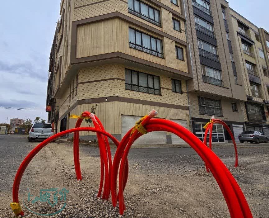 میکروداکت (فیبر نوری) به شهرک مسعودیه رسید