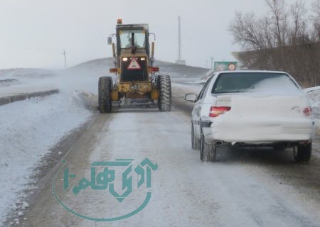 برف‌روبی بیش از ۸ هزار کیلومتر باند جاده‌ای در همدان