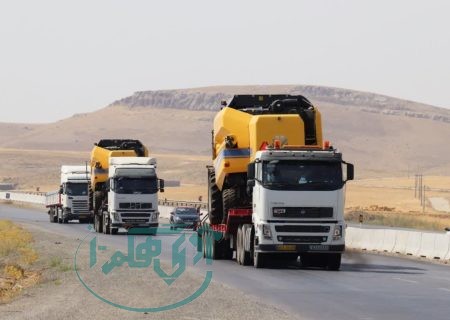 جابه‌جایی بیش از ۸ میلیون و ۹۰۰ هزار تن کالا از همدان طی ۹ ماهه سالجاری