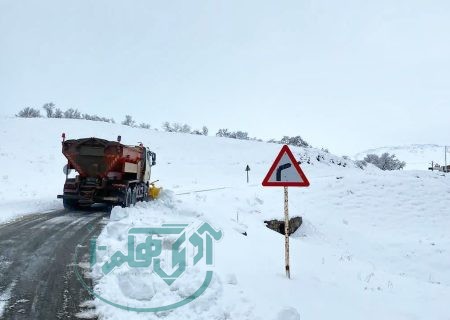 مسیر ۱۵۸ روستای استان همدان توسط عوامل راهداری بازگشایی شد